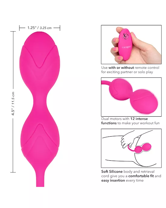 Remote Dual Silicone Motor Kegel System