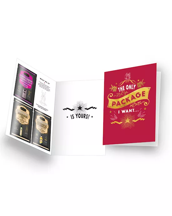 NAUGHTYNOTESGREETINGCARDTheOnlyPackageIWant