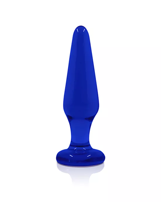 CrystalTaperedPlugMediumBlue