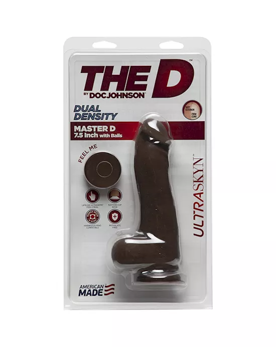 The Master D Ultraskyn Dildo With Balls