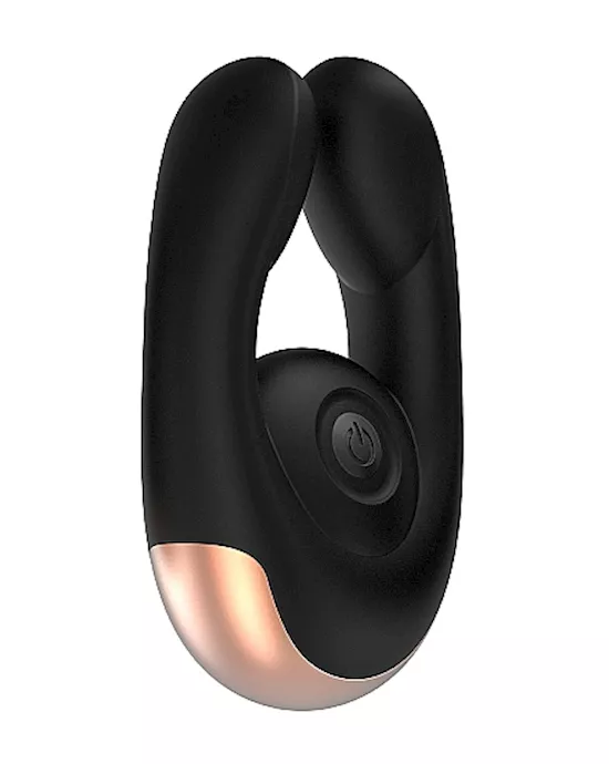 EleganceDualMotorClitoralStimulatorFancyBlack