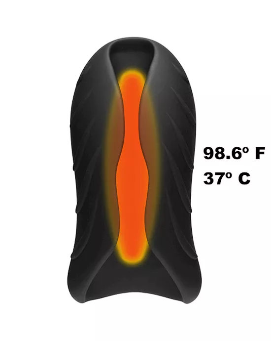 Optimale - Vibrating Silicone Warming Stroker