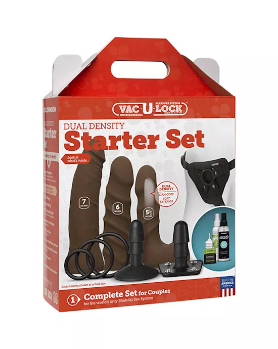 Doc Johnson Vac-u-lock Dual Density Starter Set