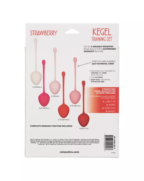 6 Piece Kegel Training Set