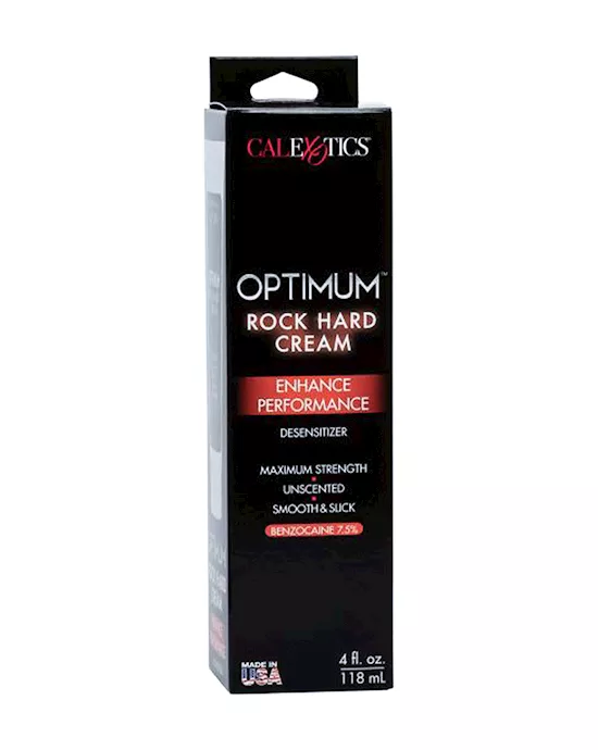 Optimum Rock Hard Cream Desensitiser 118ml