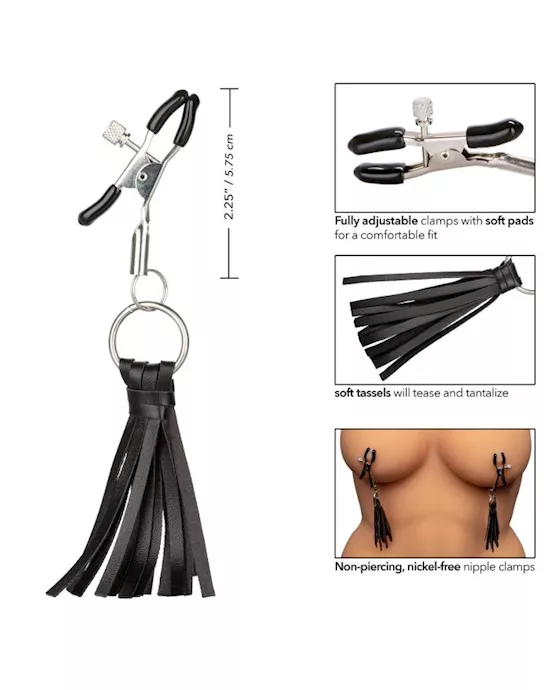 Nipple Play Playful Tassels Nipple Clamps