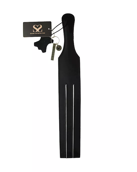 BoundXThreeProngedLeatherPaddle