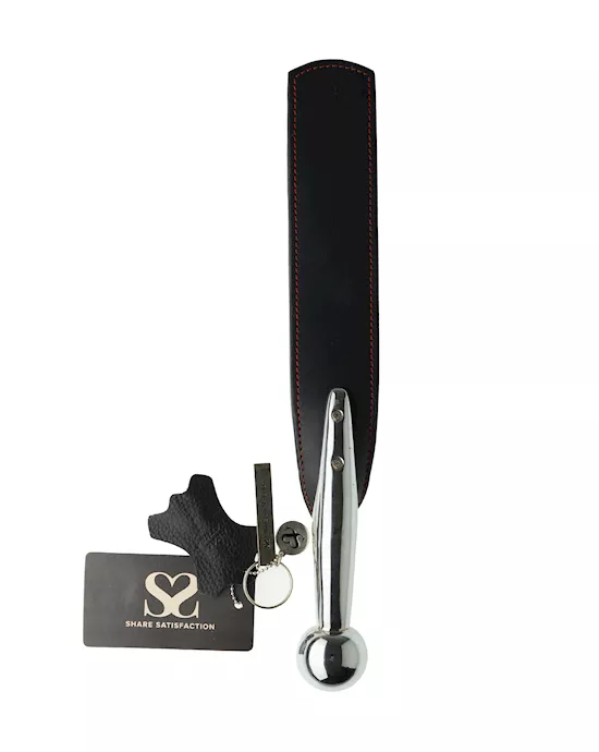 BoundXLeatherStrapwithBallMetalHandle