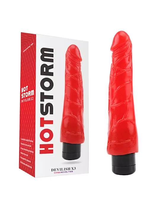 Devilish X3 Vibrating Dong - 9.1 Inch