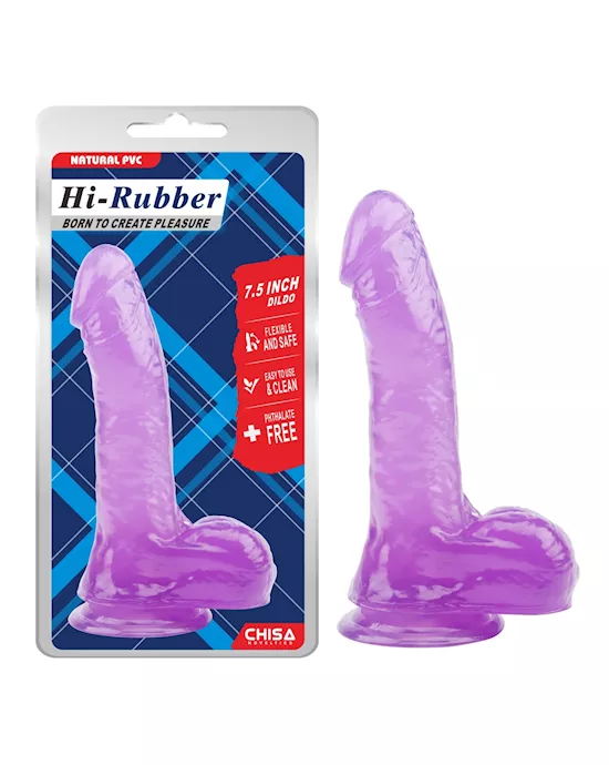 Hi-rubber Jelly Suction Cup Dildo