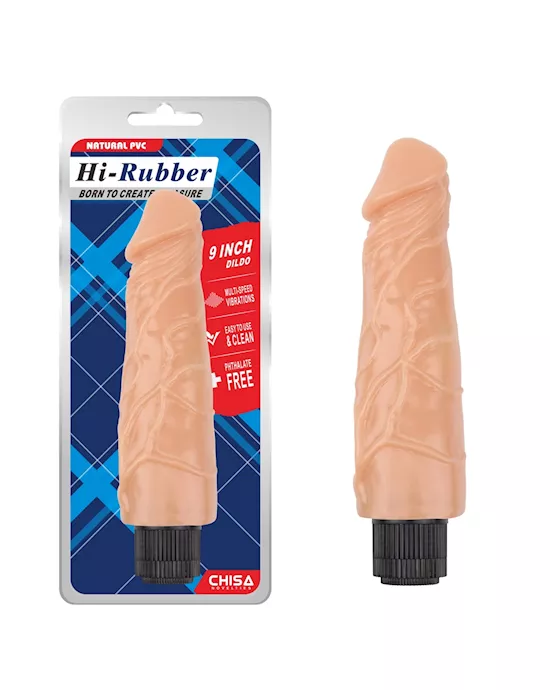 Realistic Vibrating Dildo - 9 Inch