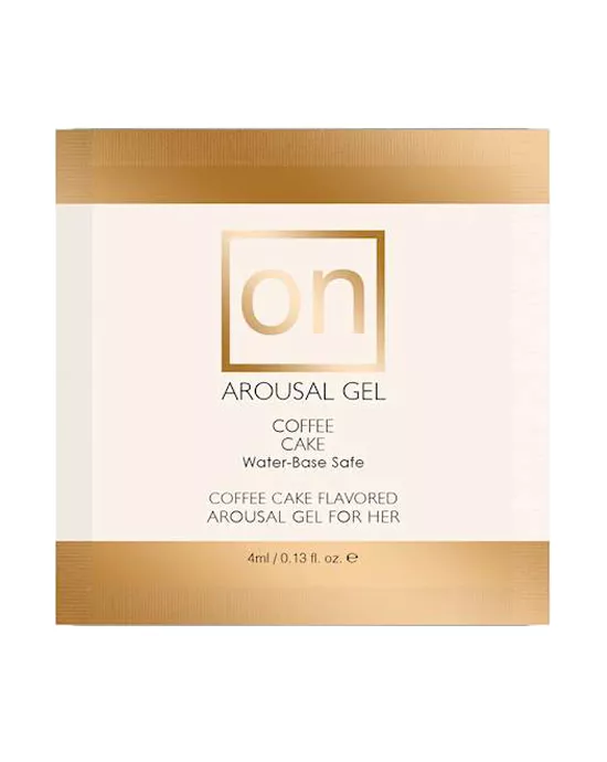 OnforHerArousalGelCoffeeCakeSingleUsePacket
