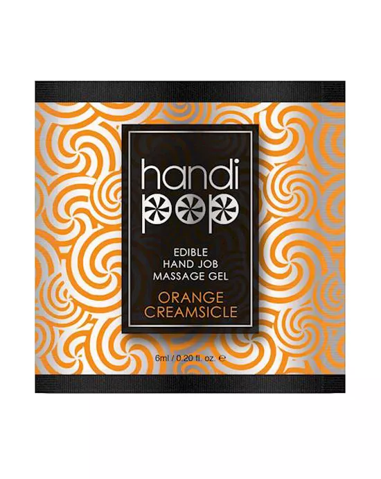 HandipopOrangeCreamsicleHandJobMassageGelSingleUsePacket