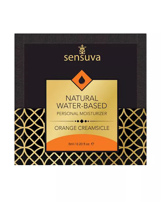 NaturalWater-BasedPersonalMoisturizer-OrangeCreamsicle6mlSingle-