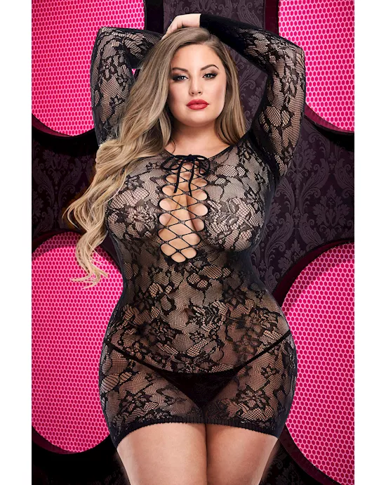 LACEOFFTHESHOULDERMINIDRESS