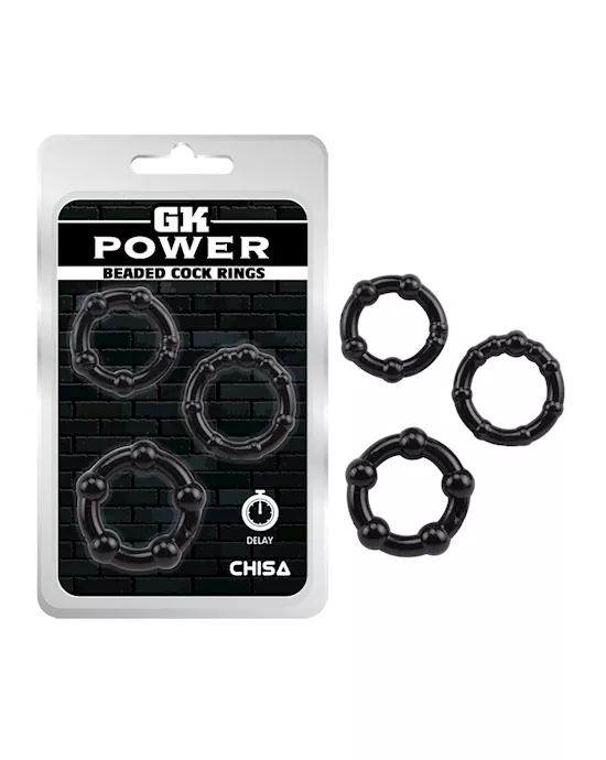 Beaded Cock Ring Set