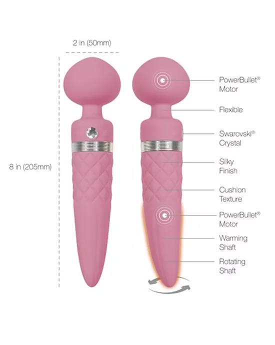 Sultry Dual Action Wand Vibrator