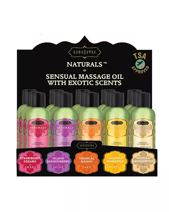 NATURALSMASSAGEOIL2flozPREPACK15unitsforsale3ofeachscent