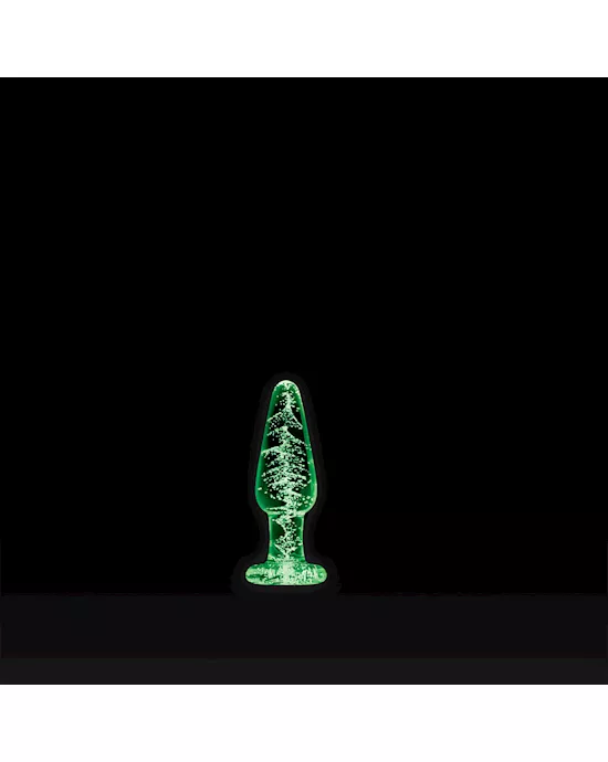 FireflyGlassTaperedPlugSmallClear