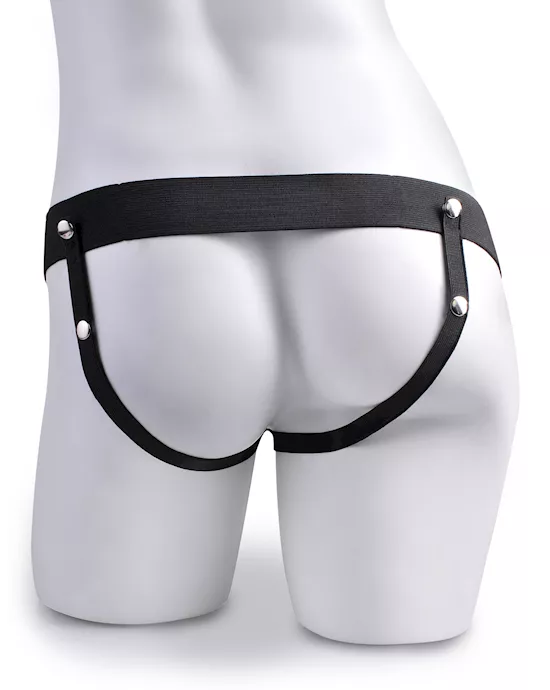 Fetish Fantasy Hollow Squirting Strap-on With Balls