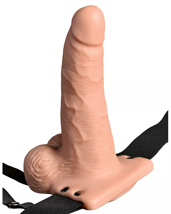 FetishFantasy6HollowRechargeableStrap-OnRemoteFlesh