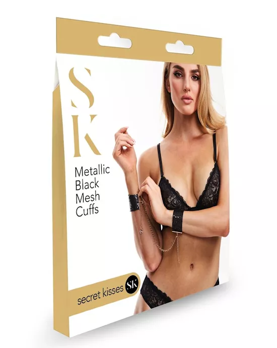 Secret Kisses Mesh Handcuffs