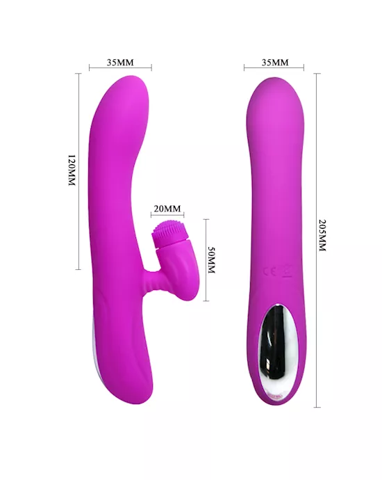 Derrick Dual Rabbit Tongue And G-spot Vibe