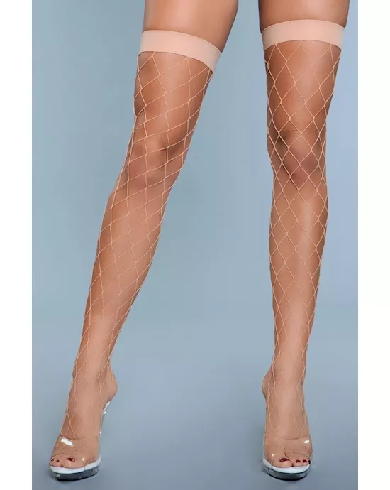 CaughtInMyTrapThighHighsBlack