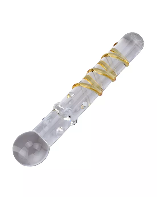 LucentYellowStripeGlassMassager