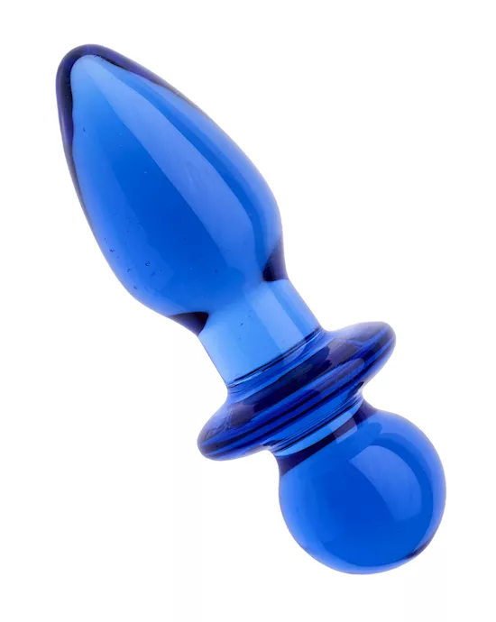 LucentBlueGlassButtPlug