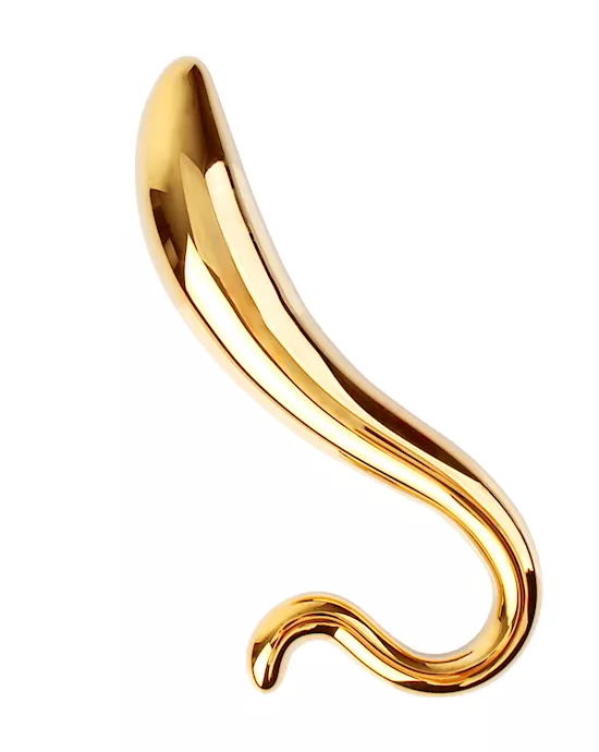 LucentAuraGoldGlassButtPlug