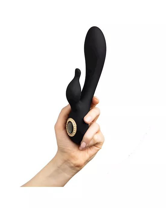 Share Satisfaction Adia Luxury Gemmed Rabbit Vibrator