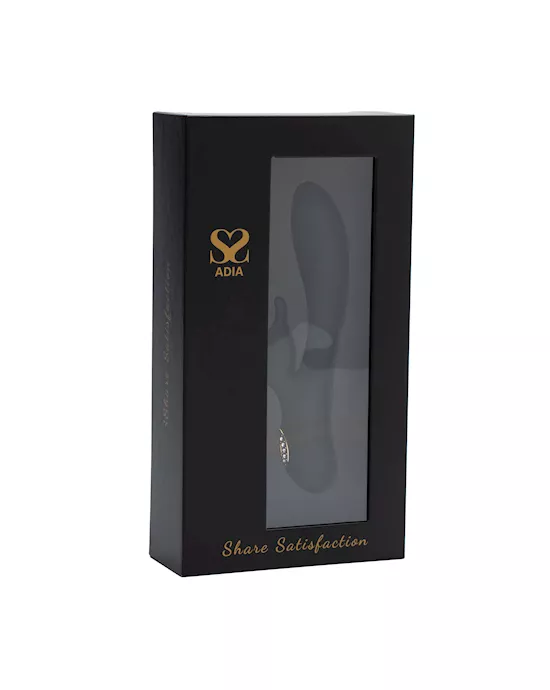 Share Satisfaction Adia Luxury Gemmed Rabbit Vibrator