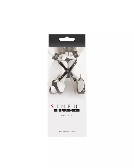 Sinful Hogtie Black