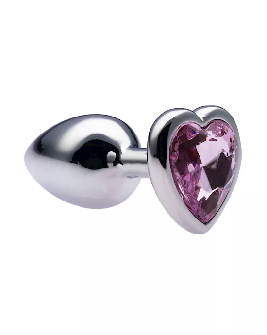 Kink-MetalLoveHeartGemButtPlug28mmx70mmweight52g