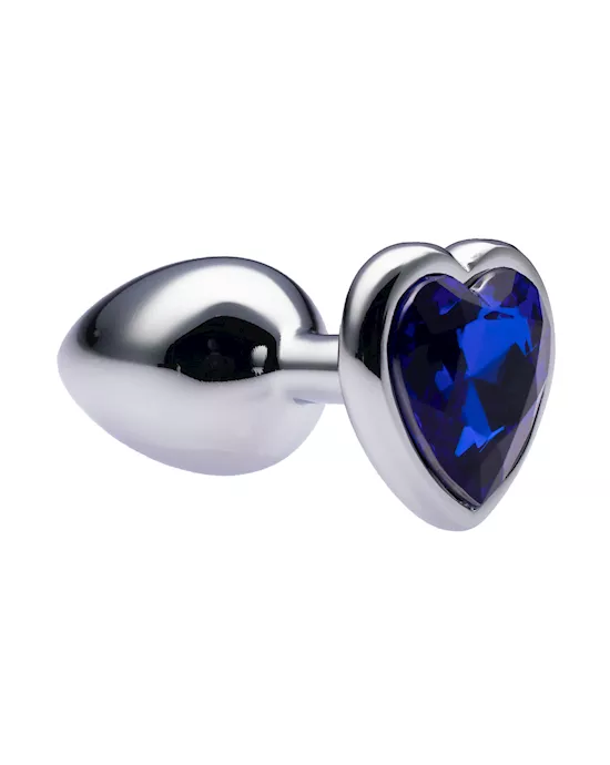Kink-MetalLoveHeartGemButtPlug28mmx70mmweight52g