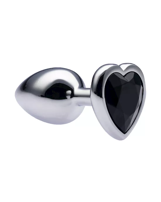Kink-MetalLoveHeartGemButtPlug28mmx70mmweight52g