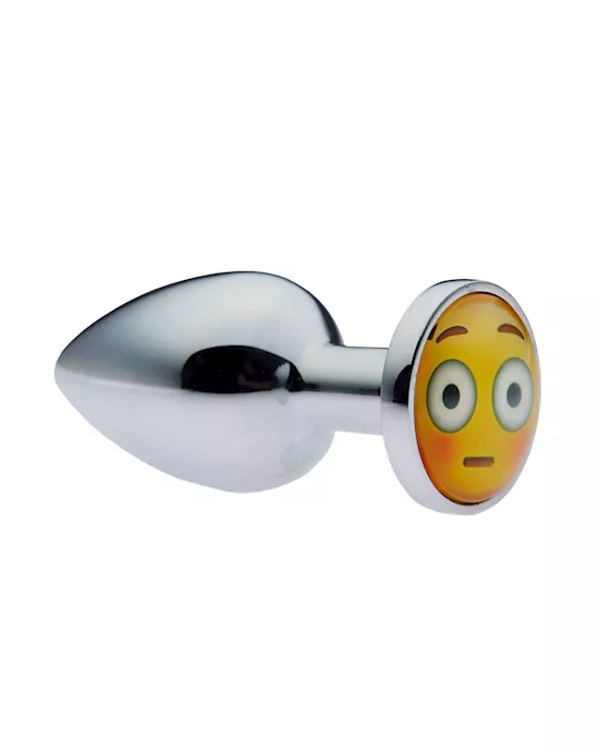 Kink-AlloyEmojiButtPlug715mmx27mmweight50g