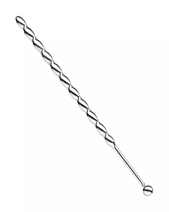 Kink-StainlessSteelTwistedPenisPlug153mmx10mmWeight24g