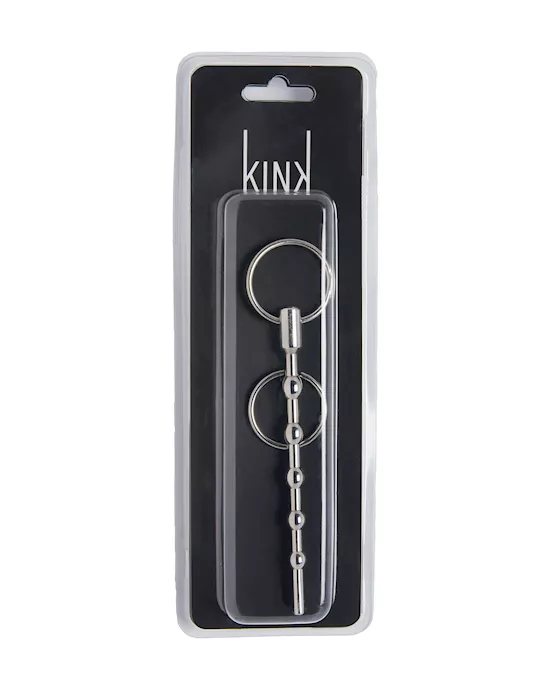 Kink Range Stainless Steel Tapered Ball Penis Plug - 5.1 Inch