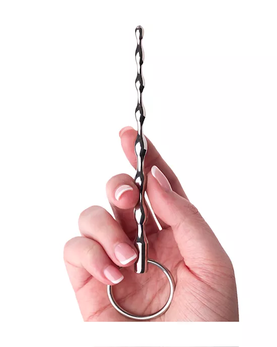 Kink-StainlessSteelTwistedPenisPlug130mmx75mmWeight28g