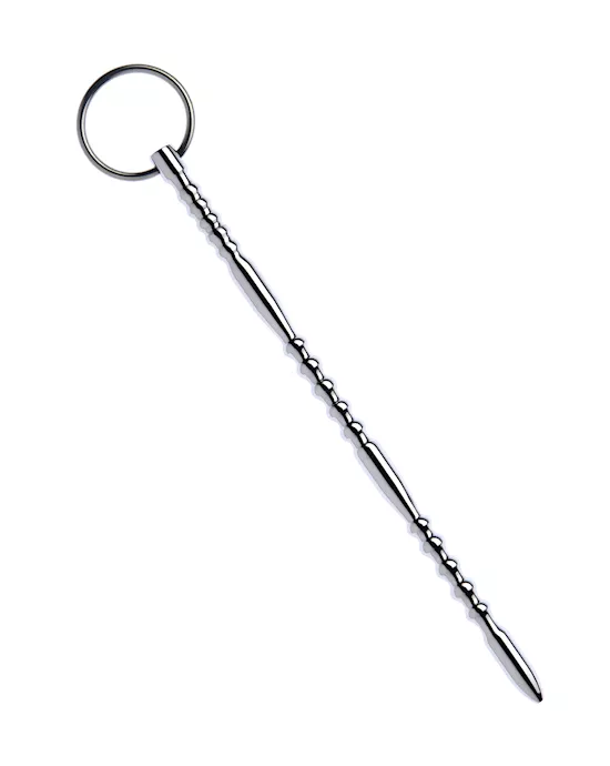 Kink-StainlessSteelGrovedPenisPlug210mmx9mmWeight86g
