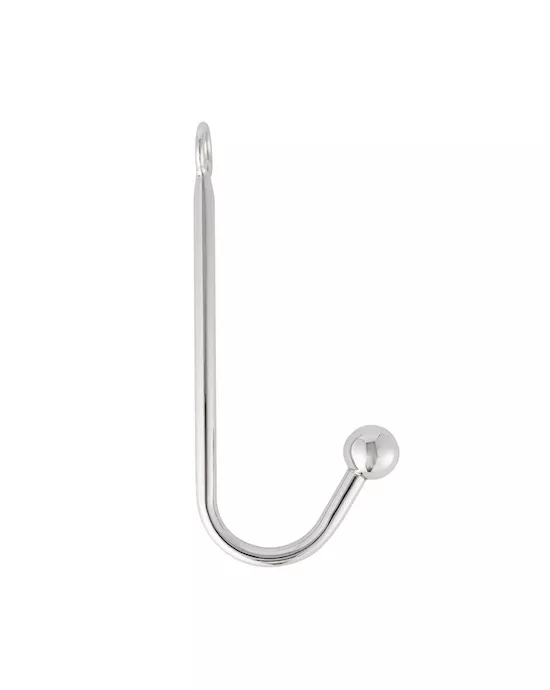 Kink Stainless Steel Anal Hook - Medium