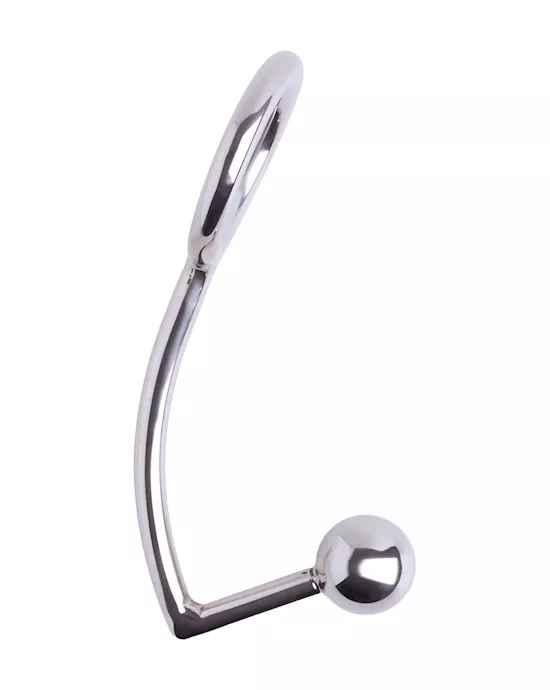 Kink-StainlessSteelDoubleBallAnalHook165mmx20mmWeight125g