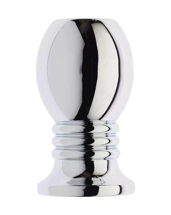 Kink Range Ribbed Alloy Enema Ball - 2.7 Inch