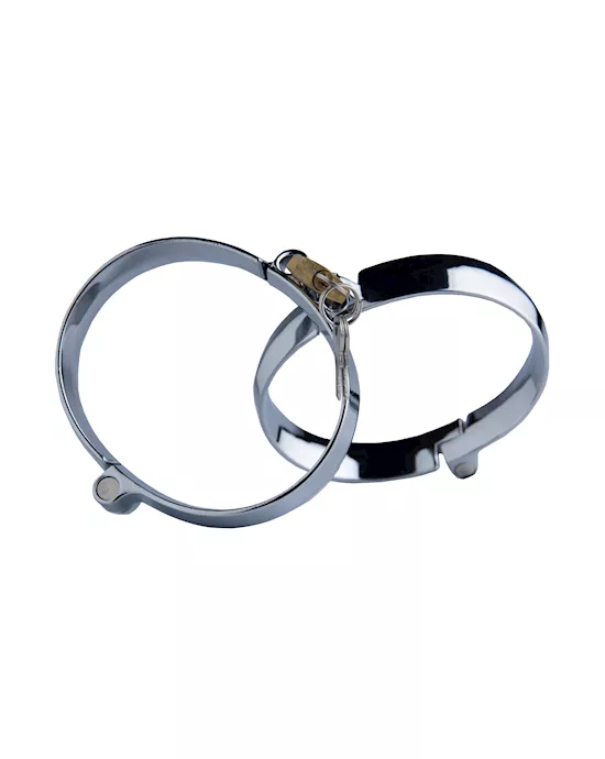 Kink-SilverCuffswithPadlock72mmx90mmWeight340g