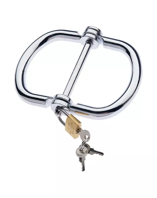 Kink Range 3 Ring Bondage Cuffs - Large