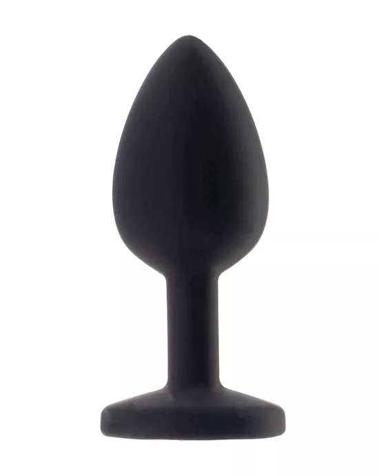 Kink Range Silicone Gemmed Butt Plug - 2.8 Inch