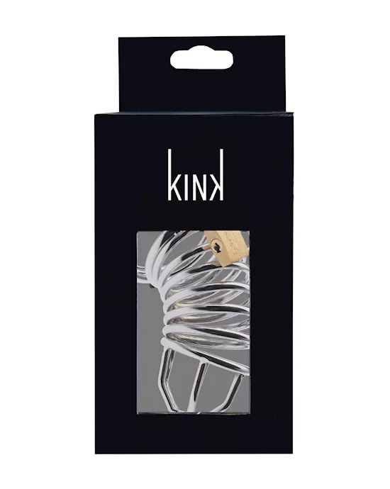 Kink Range Spiraled Chastity Cage - 44mm
