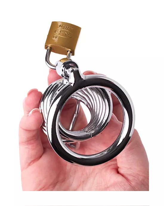 Kink Range Spiraled Chastity Cage - 44mm